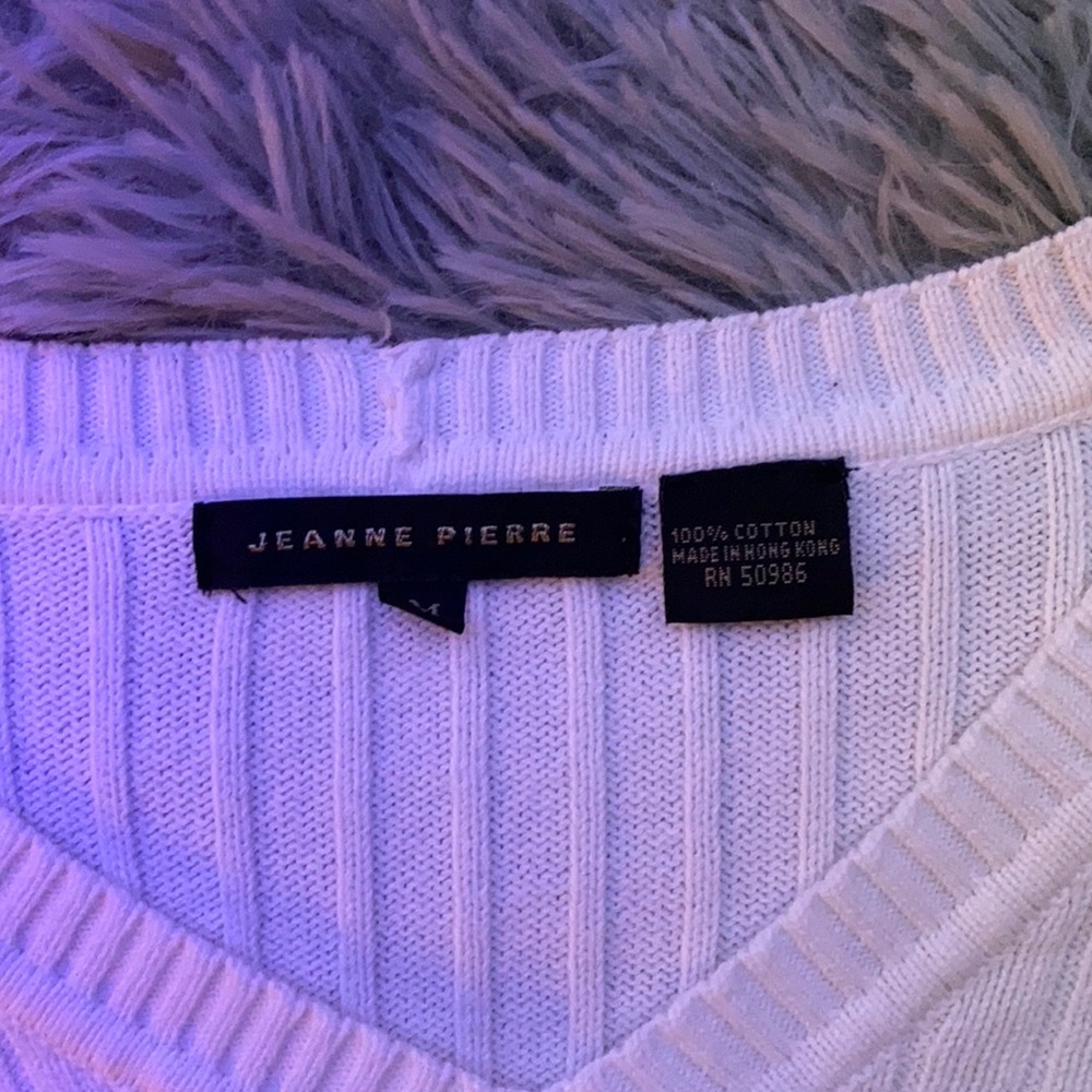 White sweater